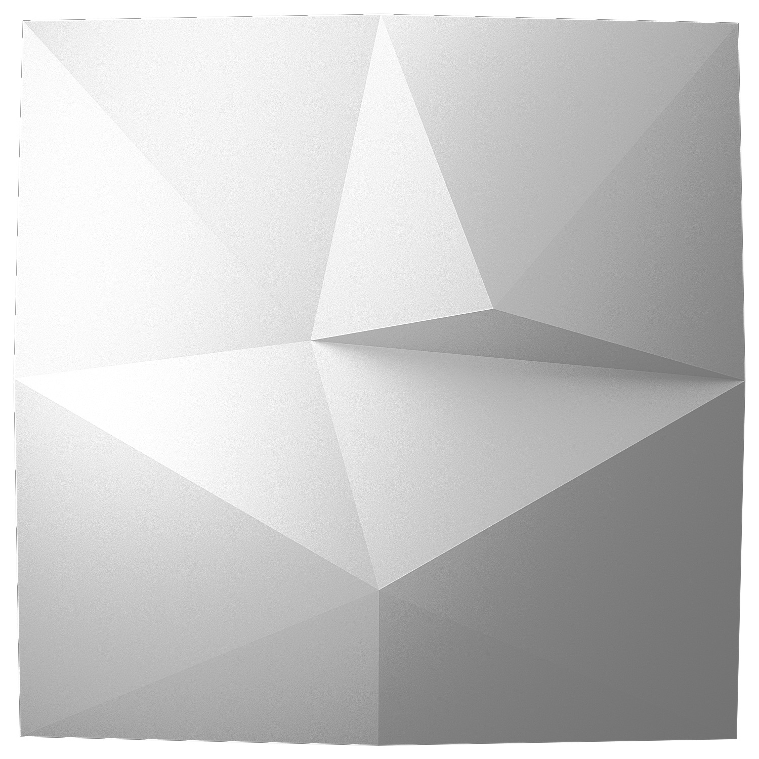 Стеновая панель 3D под покраску Bello Deco СП 16 500×500×50